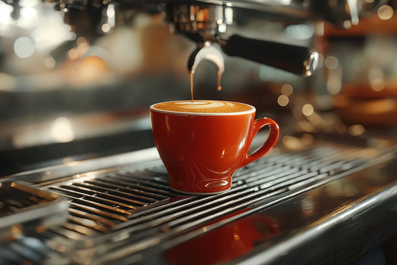 drink a cup of coffee or cappuccino by Egon Zitter