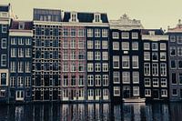 Typische Stadthäuser in Amsterdam