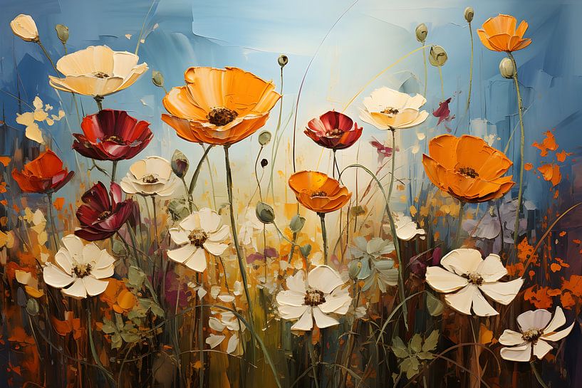 Sommerblütenwiese von Heike Hultsch