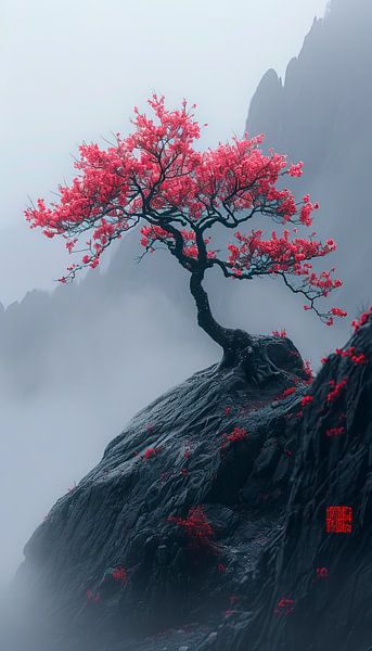 Lonely in bloom by Peet de Rouw