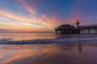 The pier of Scheveningen during a beautiful sunset