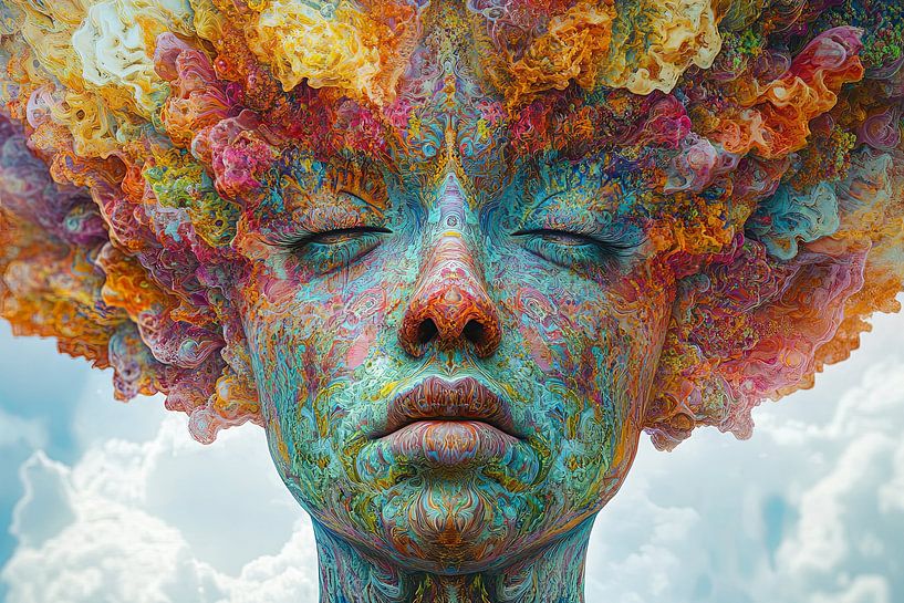 colourful spiritual balance by Egon Zitter