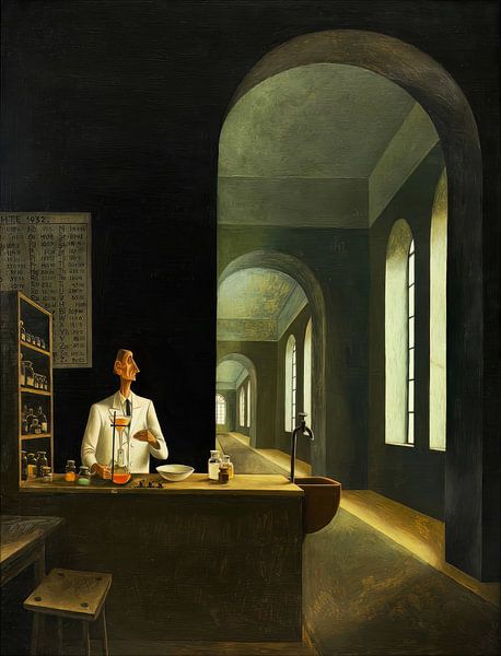 Le chimiste - Franz Sedlacek par Accessible Art