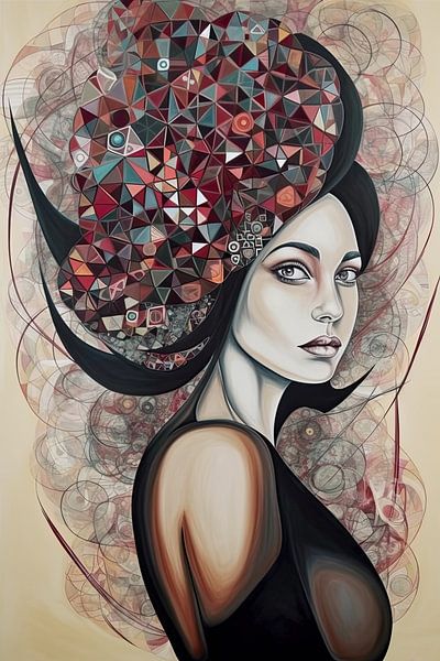 Abstrakte Frau von Imagine