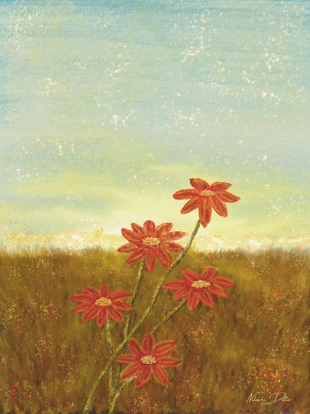 Mystieke Avondgloed van Natascha Dokter