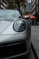 Silver Porsche 911 (992)