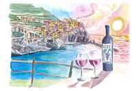 5 Terre Vibes avec du vin à Manarola