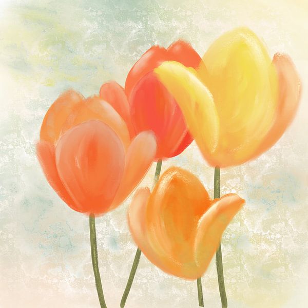 Les tulipes - un cadeau de printemps par MFO_Art