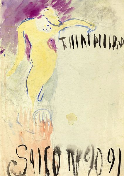 Programma Ontwerp voor het Theâtre Libre, Edouard Vuillard van Liszt Collection