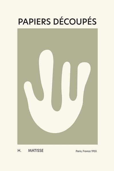 Matisse I - Vert naturel par Walljar