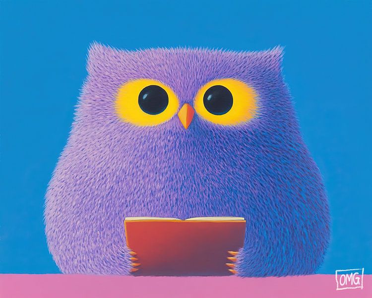 La chouette apprend par OMG Art