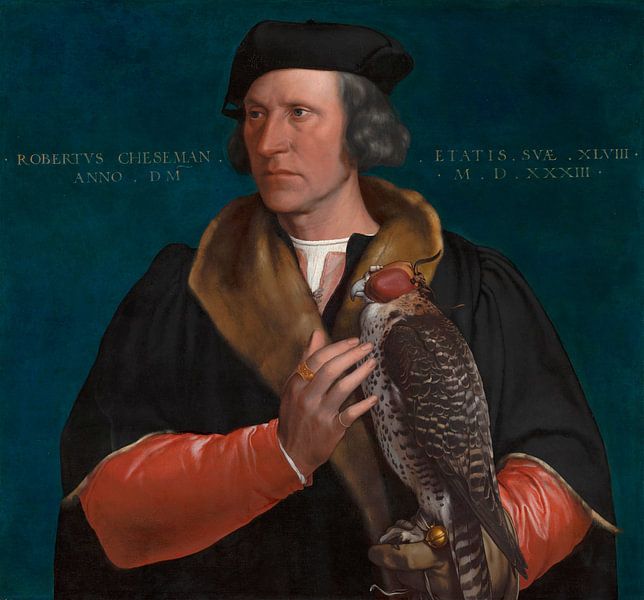 Porträt von Robert Cheseman, Hans Holbein d.J. von Meisterhafte Meister