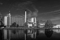 Van Nelle factory in Rotterdam - industrial architecture in black and white