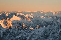 Golden Peaks - Sunset on the Zugspitze