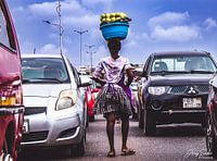 salesman among the cars