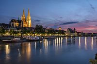 Regensburg bei Sonnenuntergang