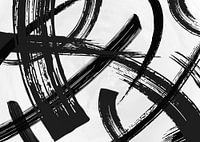 Ruig, Krachtig Contrast met Robuuste Penselen