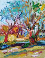 Niederländische Bäume Wald