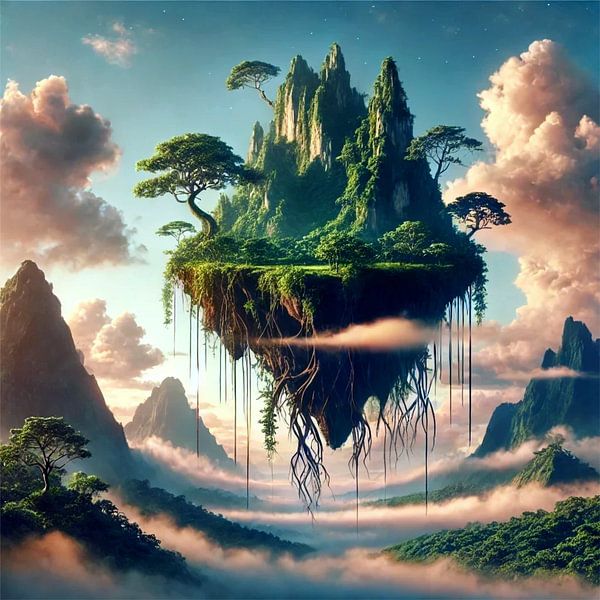 Flying Island by Eric Nagel