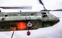 Chinook-Transporthubschrauber während einer Logistikübung