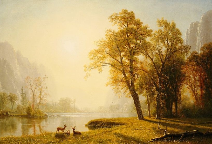 Albert Bierstadt,Yosemite Valley von finemasterpiece