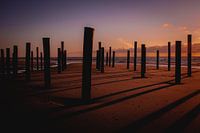 Sonnenuntergang am Palendorp bei Petten aan Zee