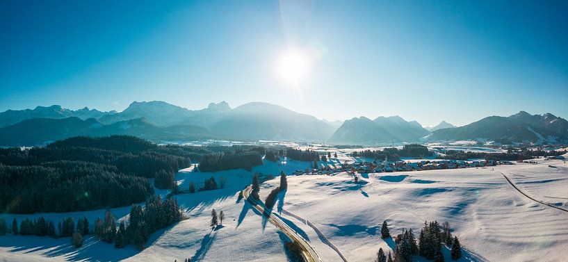 Panorama Winterlandschaft von Mustafa Kurnaz