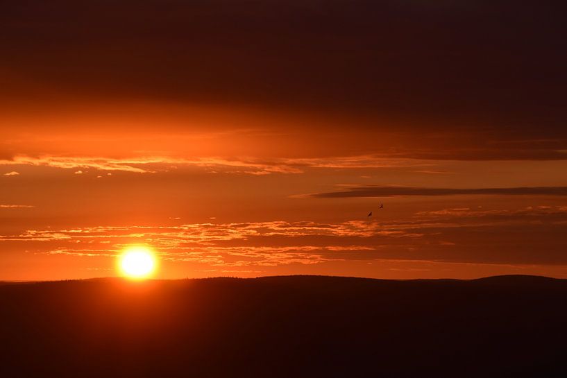 Ein Sonnenaufgang an einem Herbstmorgen von Claude Laprise