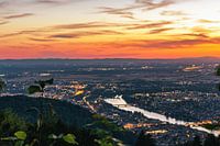 Coucher de soleil à Heidelberg