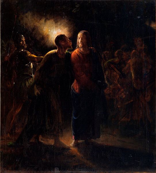 Wilhelm Marstrand, Baiser de Judas, après 1860 par Atelier Liesjes