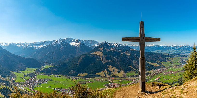Gipfelkreuz auf dem Hirschberg von Walter G. Allgöwer