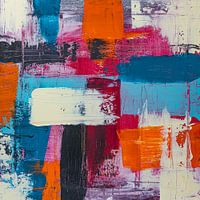 Géométrie vivante en bleu