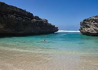 Schwimmen im wunderbaren türkisfarbenen Meer