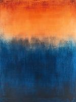 Der Übergang: Blau und Orange