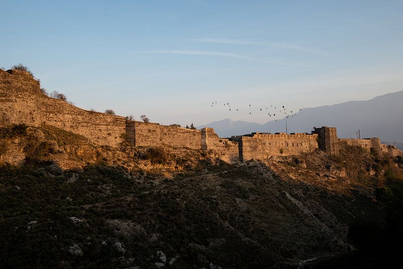 Wall in Gjirokaster, Albania by Ellis Peeters