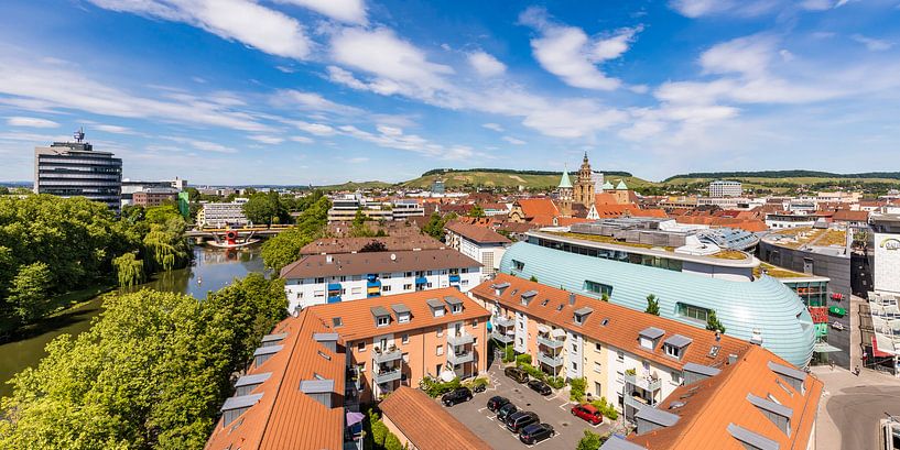 Vue de la ville de Heilbronn am Neckar par Werner Dieterich