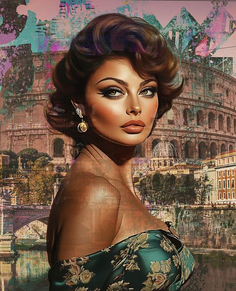 La beauté italienne à Rome par Rene Ladenius Digital Art