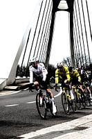 Peloton on the Bridge Wout van Aert