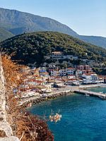 The harbour of Parga, Greece.