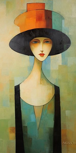 Portrait abstrait par Peintures accrocheuses