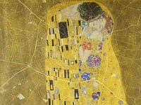 Kaart van Winterswijk met de Kus van Gustav Klimt