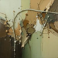 Malen mit Grün- und Erdtönen