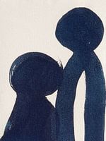 Cyanotype Art print - Taking your place