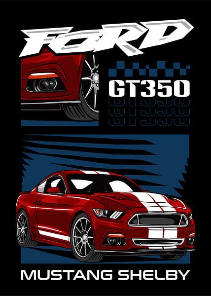 2015 Ford Mustang Shelby GT350 Muscle Car von Adam Khabibi