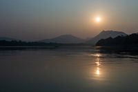 Sunset on the Mekong