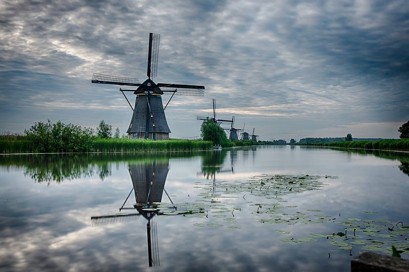 Kinderdijk Nederland par Dick van der Wilt