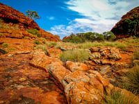 Spaziergang durch Watarrka National Park, Australien