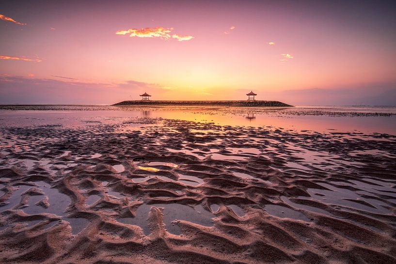 Temple dans la mer Bali Sanur lever de soleil par Fotos by Jan Wehnert