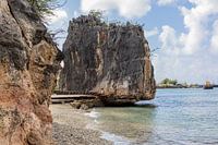 Felsen im Meer Curacao