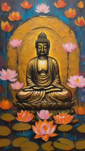 Buddha / Boeddha Abstract by MIROKKU